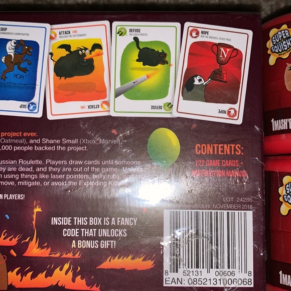 Exploding Kittens Game original edition & party + 2 Mashems - Picture 7 of 10